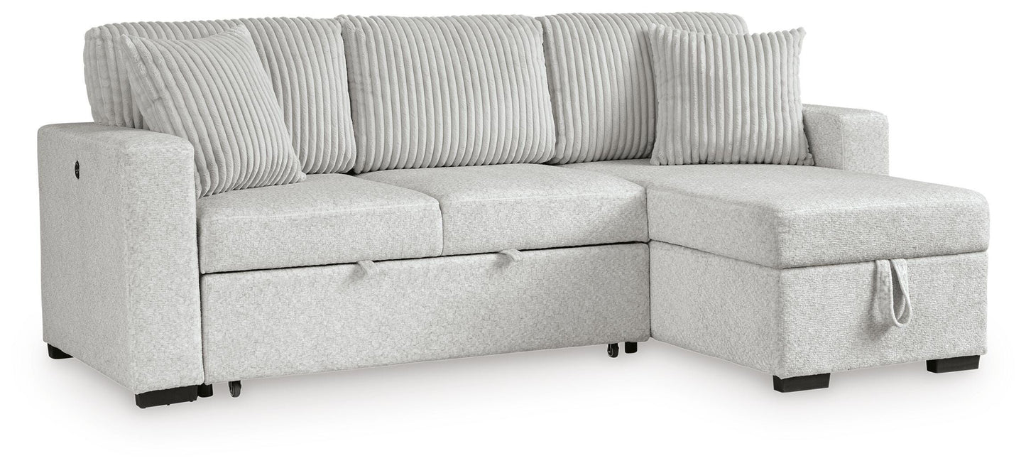 Wohlen 2-Piece Sectional with Pop Up Sleeper and Chaise