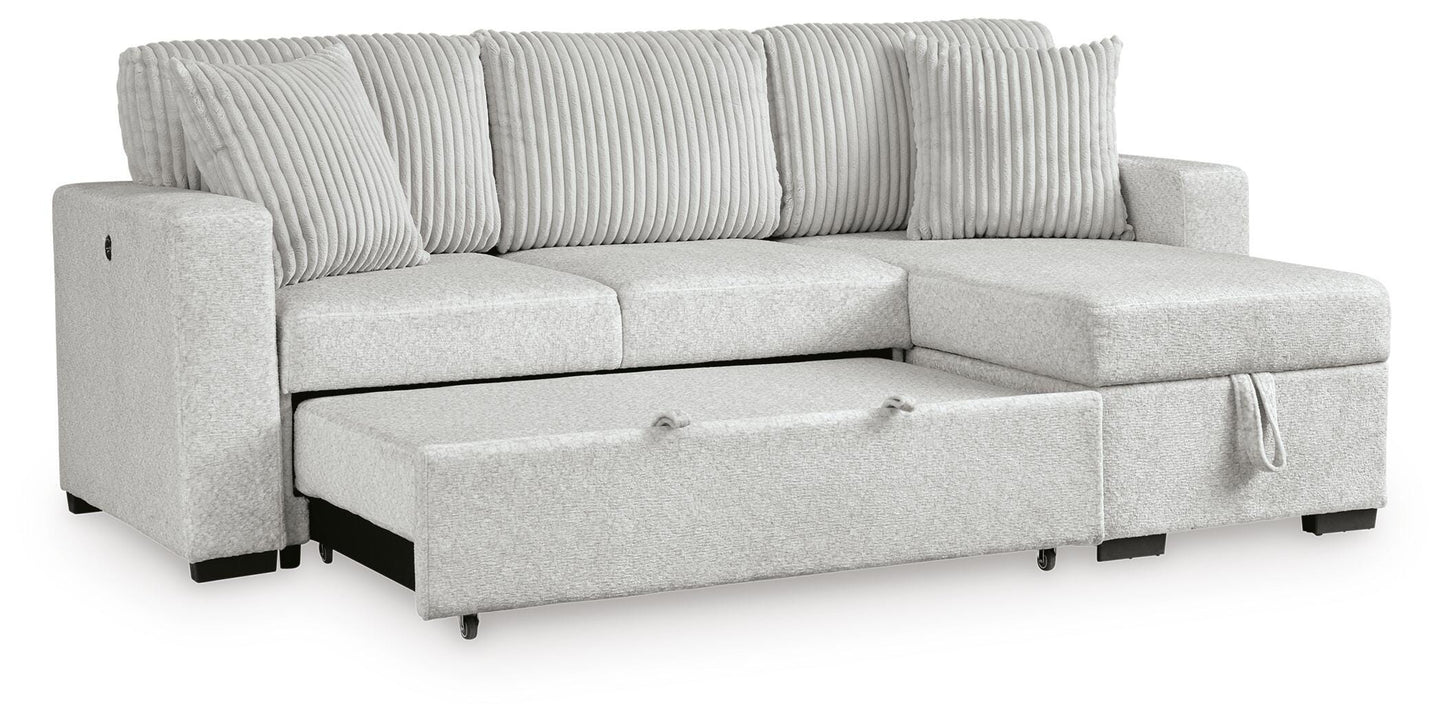Wohlen 2-Piece Sectional with Pop Up Sleeper and Chaise