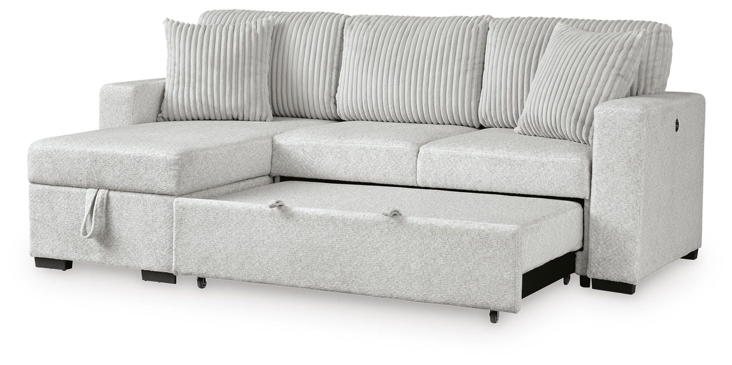 Wohlen 2-Piece Sectional with Pop Up Sleeper and Chaise