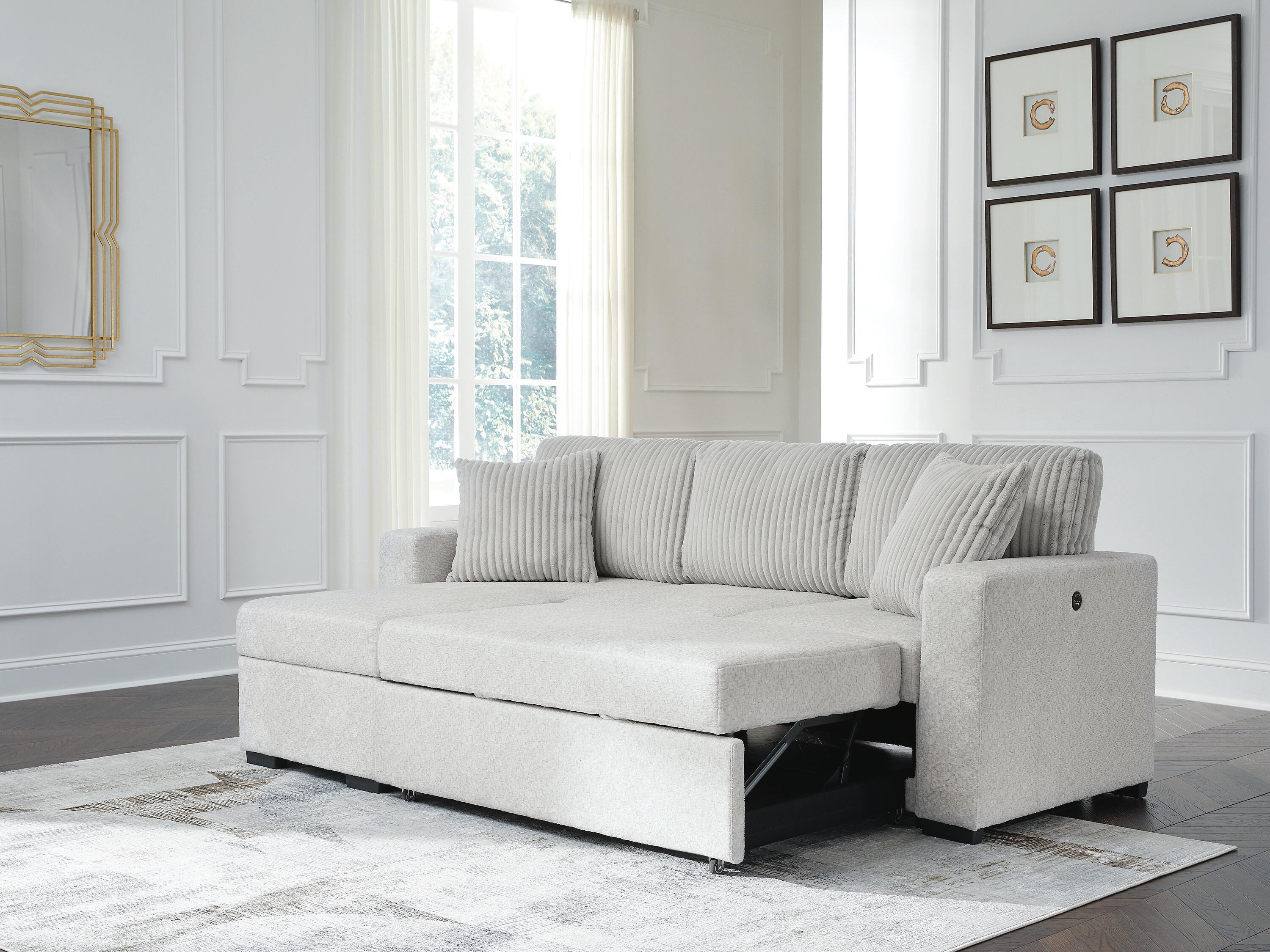 Wohlen 2-Piece Sectional with Pop Up Sleeper and Chaise