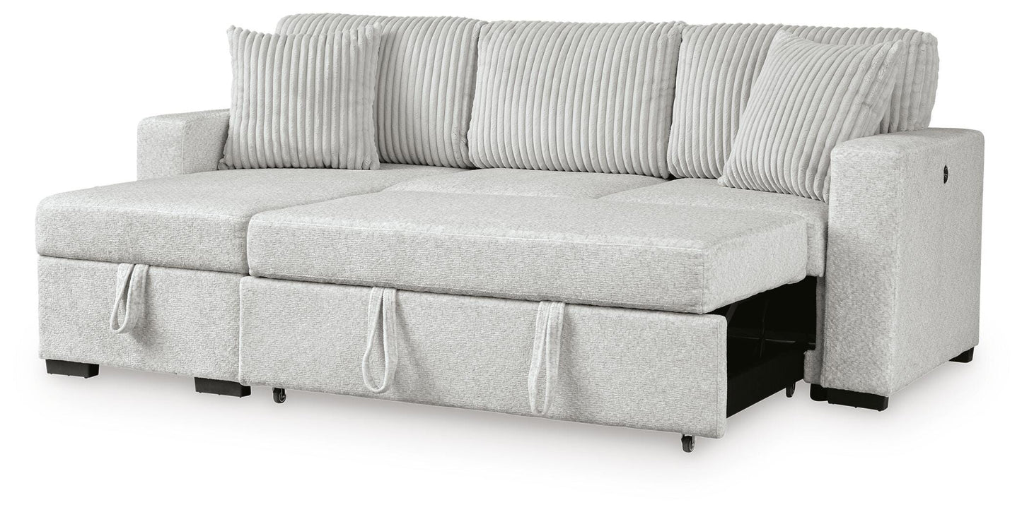 Wohlen 2-Piece Sectional with Pop Up Sleeper and Chaise