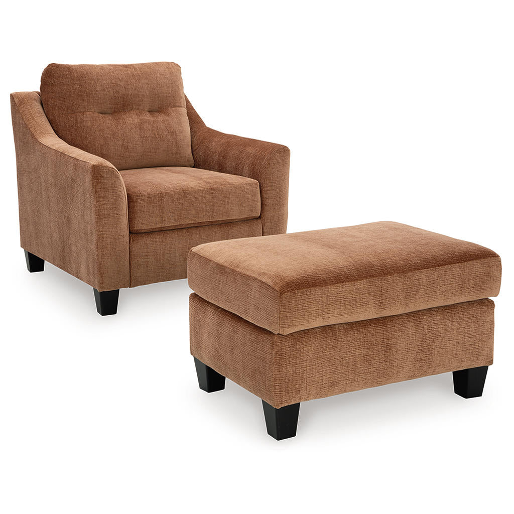 Amity Bay Chair and Ottoman Ashley® Living Room