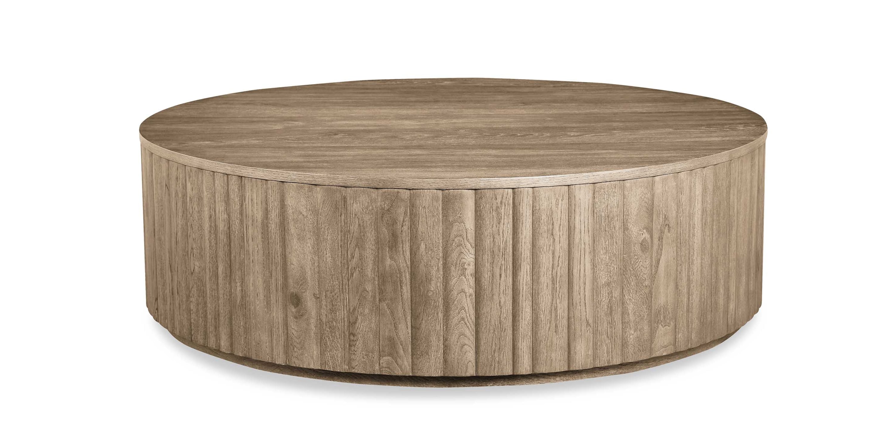 Andora Round Plinth Cocktail Table Bassett