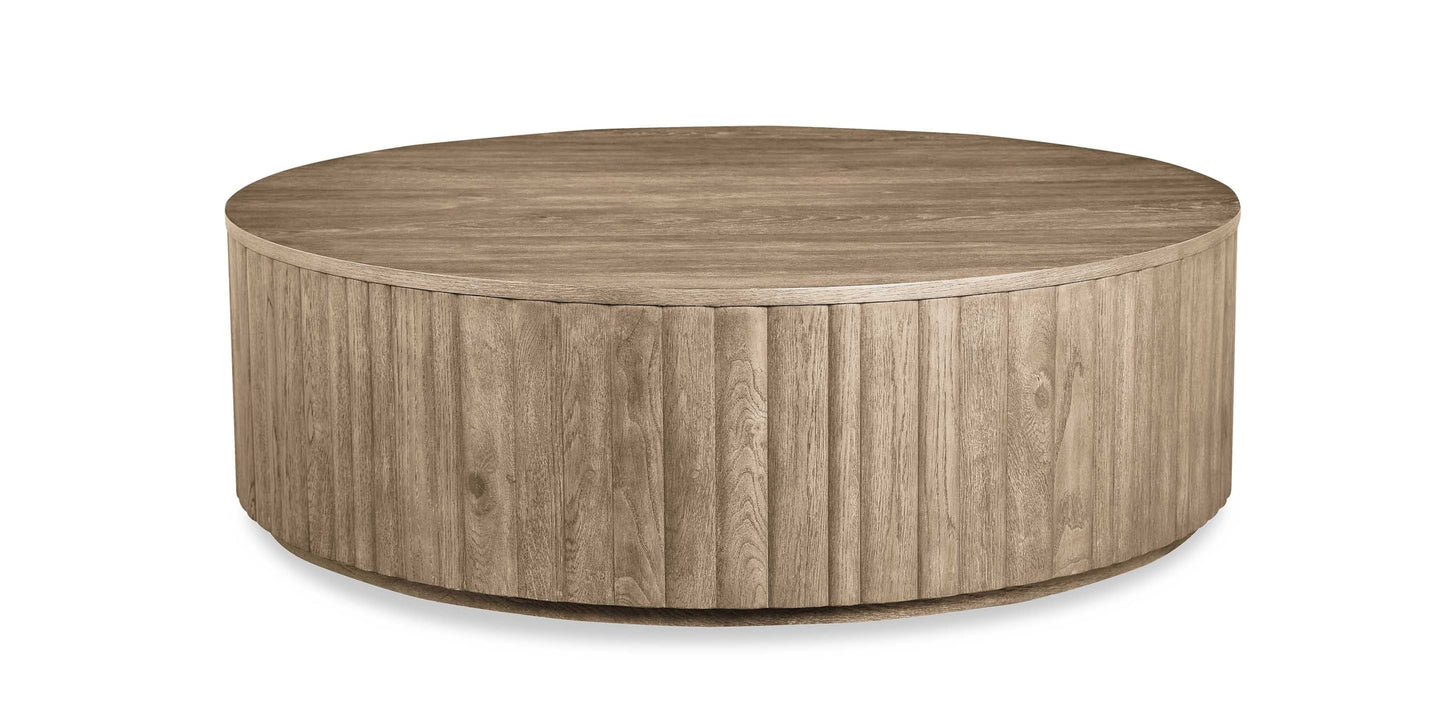 Andora Round Plinth Cocktail Table Bassett