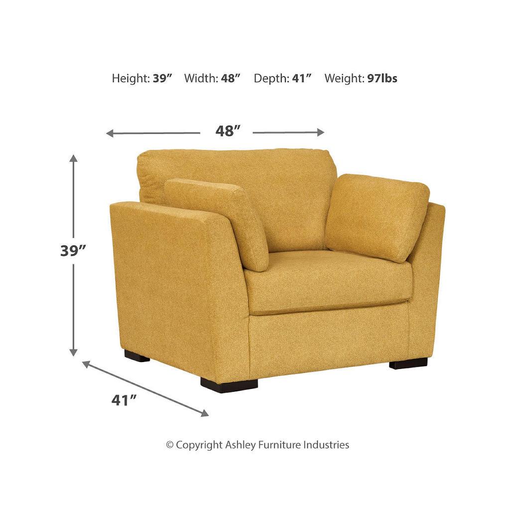 Keerwick Oversized Chair and Ottoman — Sunflower Signature Design by Ashley® Uncategorized
