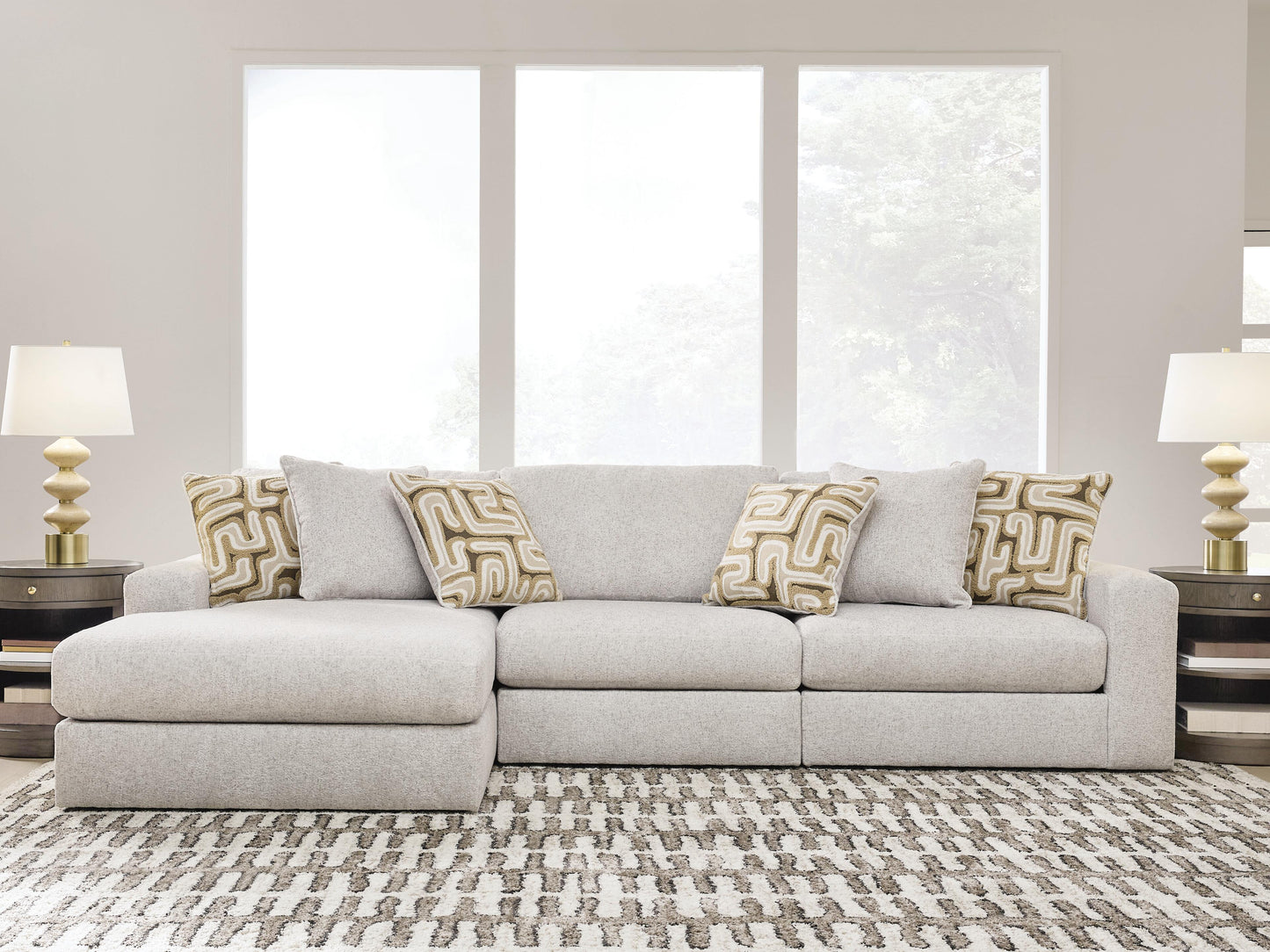 Kestrie 3-Piece Sectional Sofa Chaise
