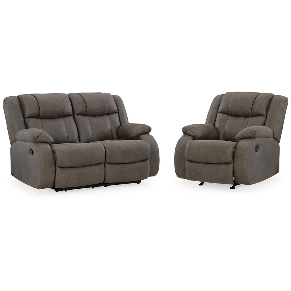 First Base Reclining Loveseat and Recliner Signature Design by Ashley® Uncategorized