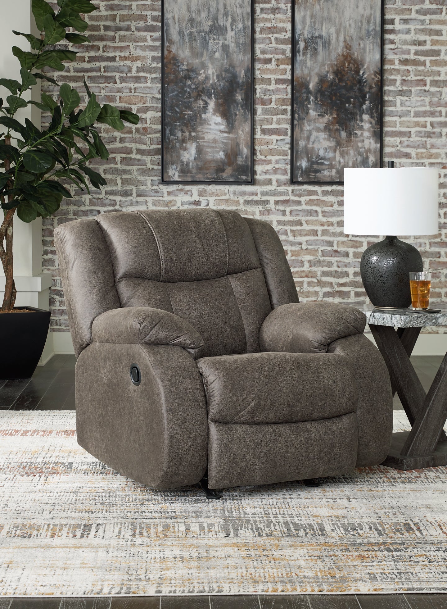 First Base Reclining Sofa, Loveseat and Recliner