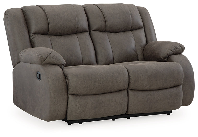 First Base Reclining Sofa, Loveseat and Recliner