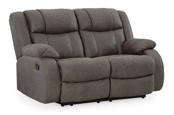 First Base Reclining Loveseat Signature Design by Ashley® Living Room