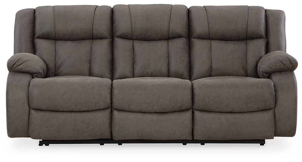 First Base Reclining Sofa, Loveseat and Recliner