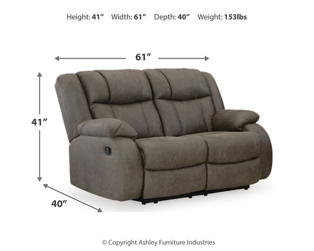 First Base Reclining Sofa, Loveseat and Recliner