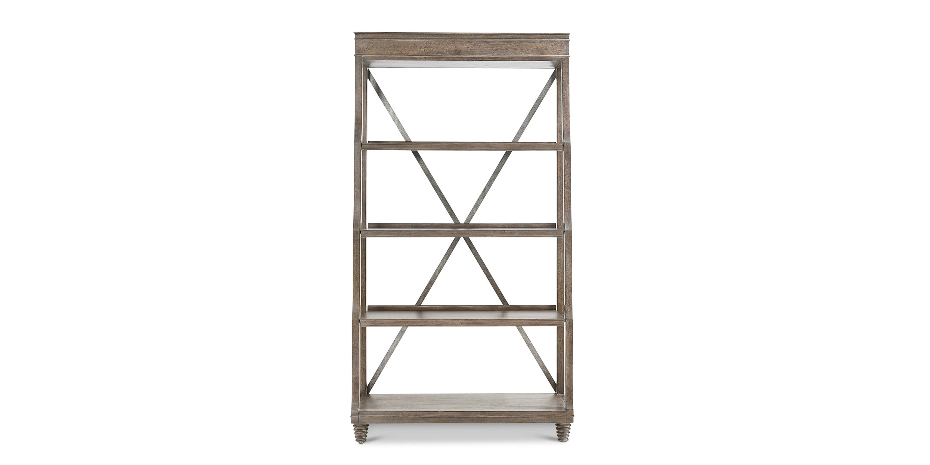 Compass Grey Etagere Bassett
