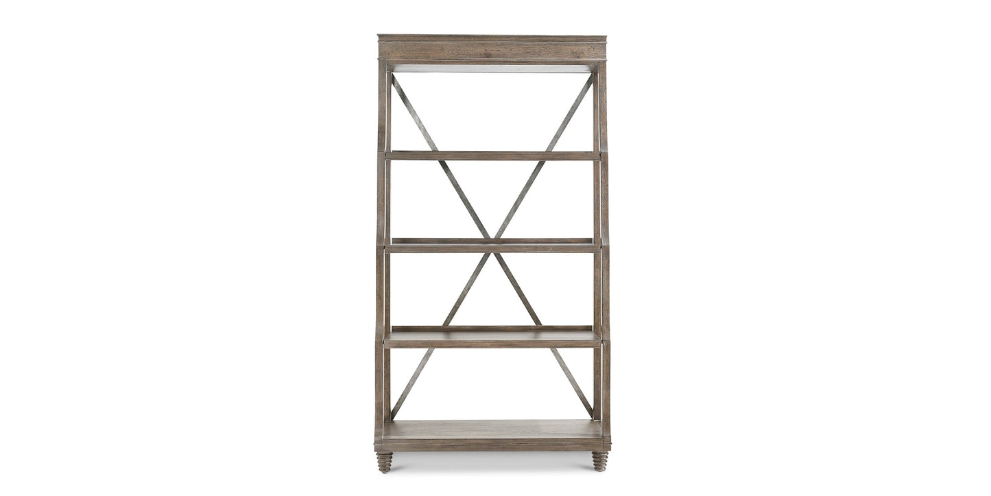 Compass Grey Etagere Bassett