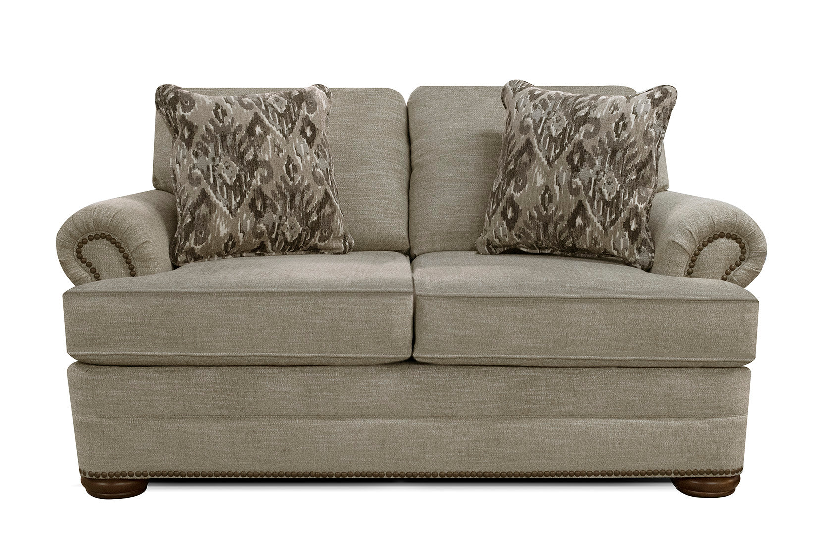 Knox Loveseat with Nails