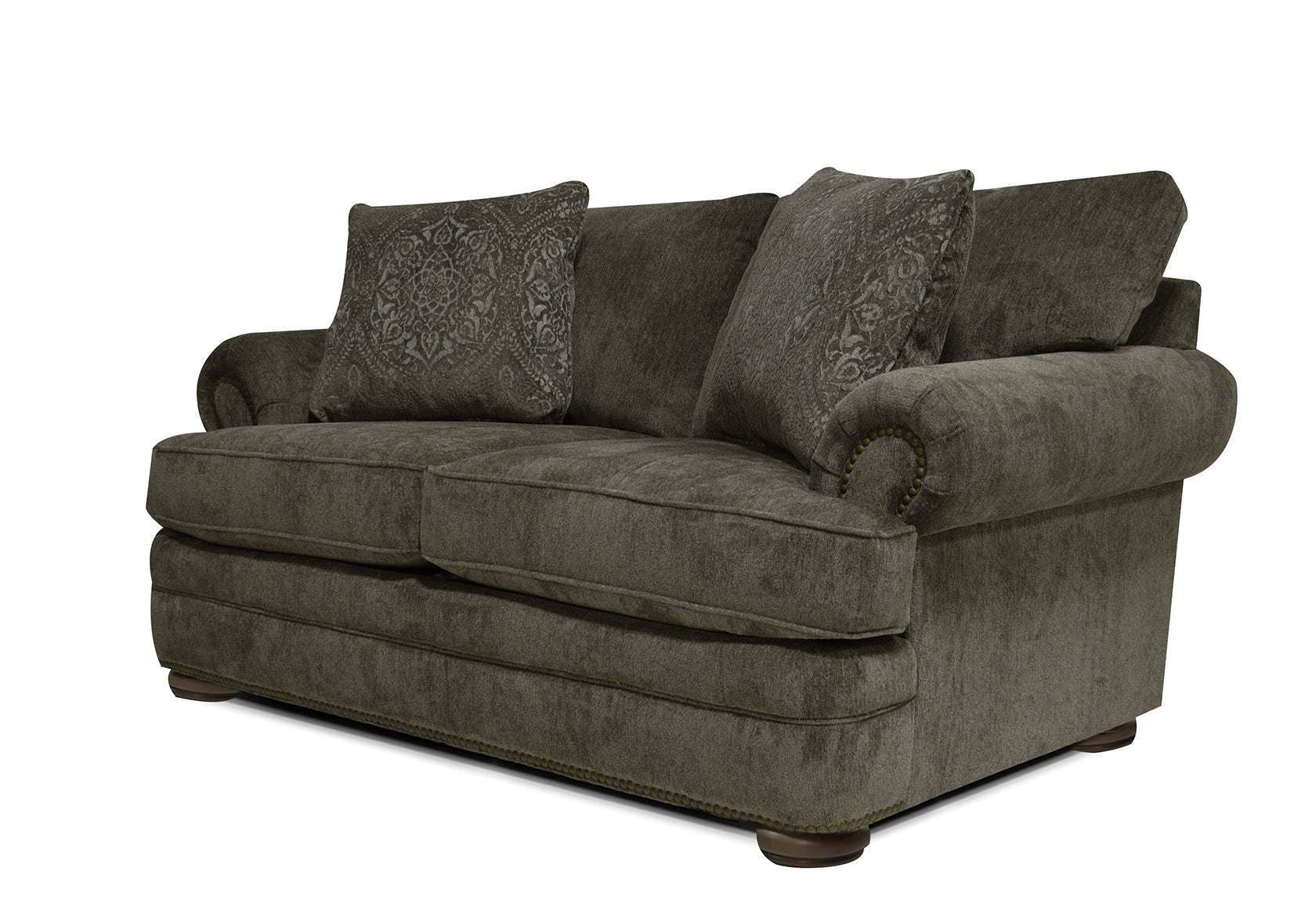 Knox Loveseat with Nails