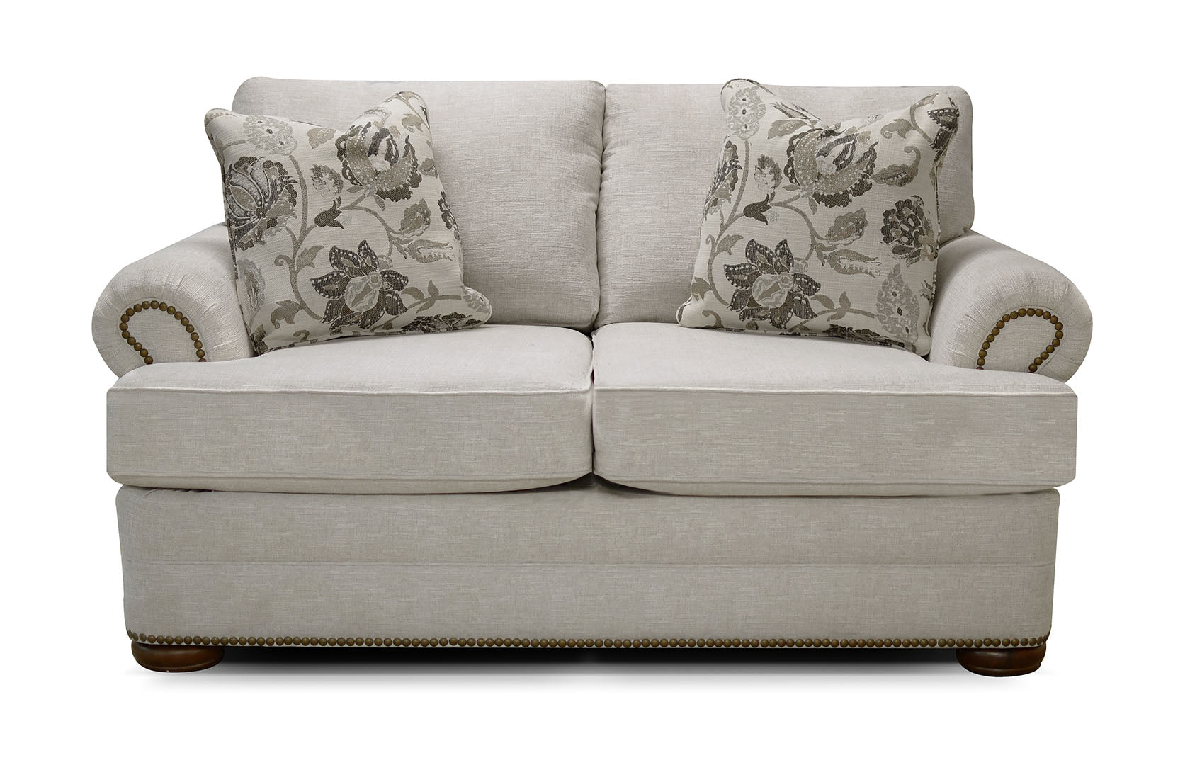 Knox Loveseat with Nails