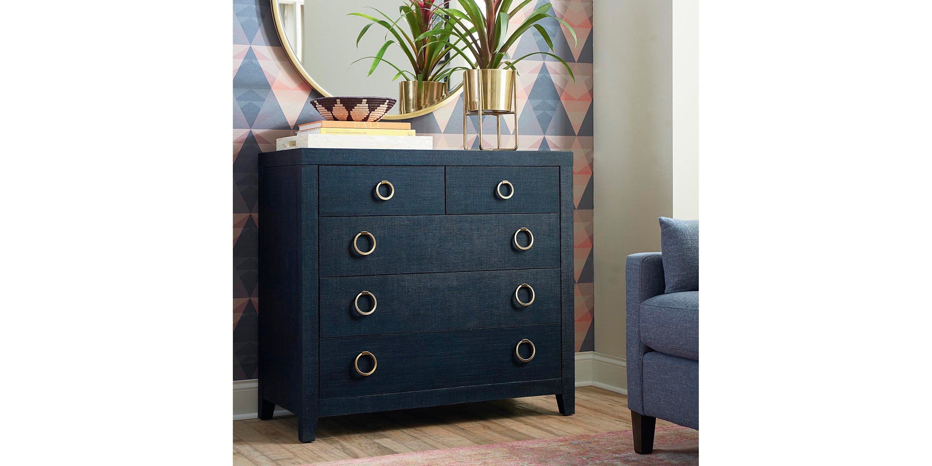 Ventura Raffia Chest Bassett Bedroom Furniture