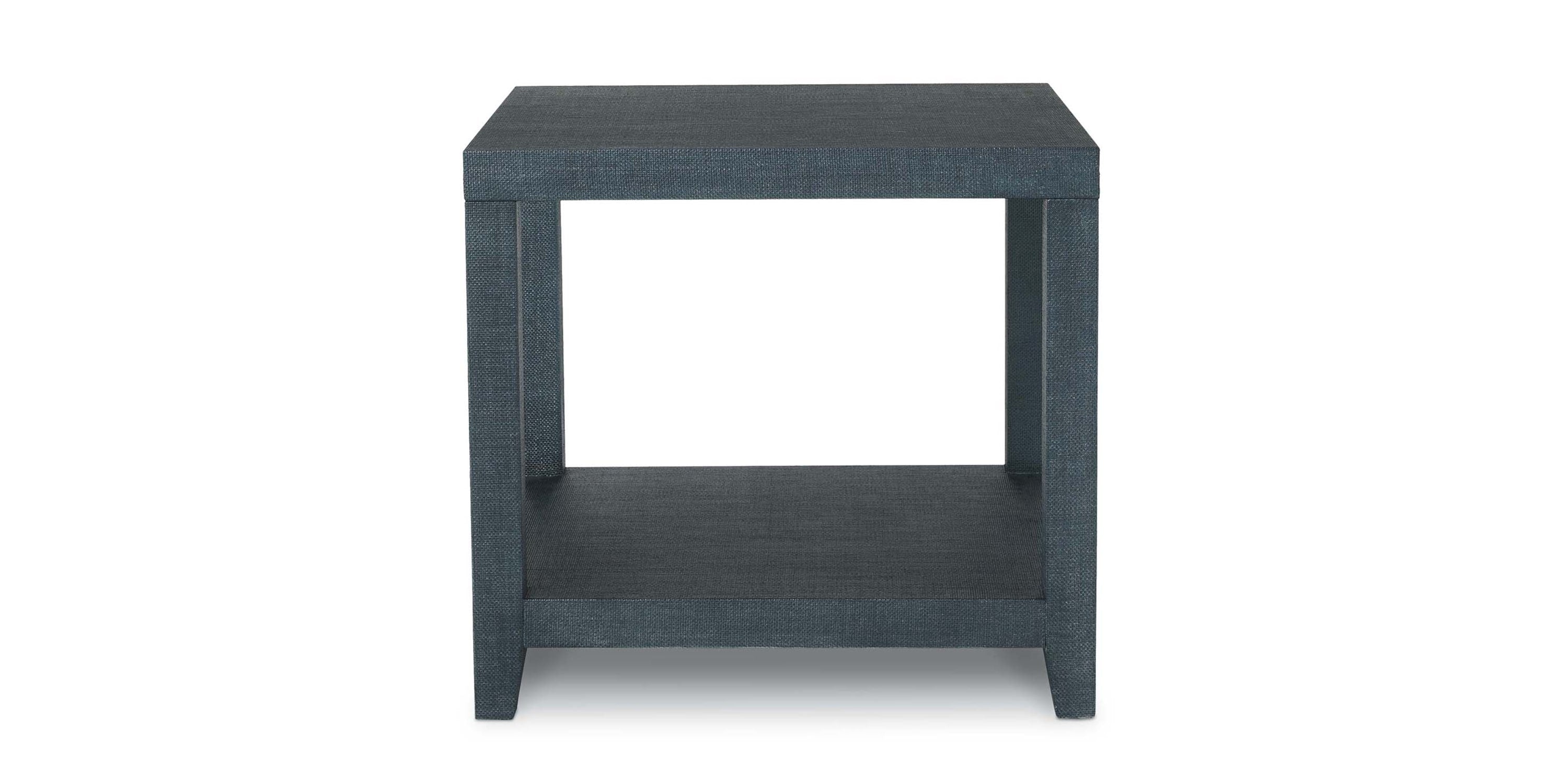 Ventura Raffia Square End Table Bassett