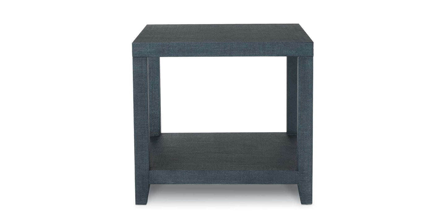 Ventura Raffia Square End Table Bassett