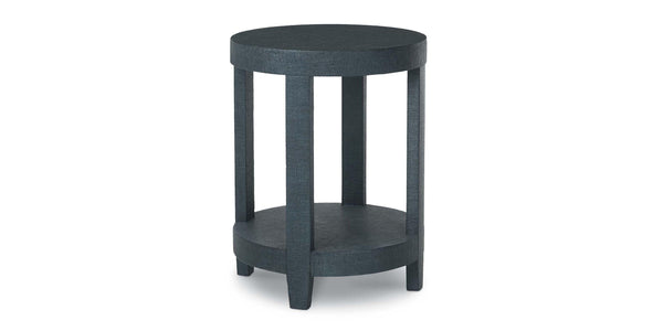 Bassett Ventura Round Lamp Table — Compact Accent Table Bassett End Table