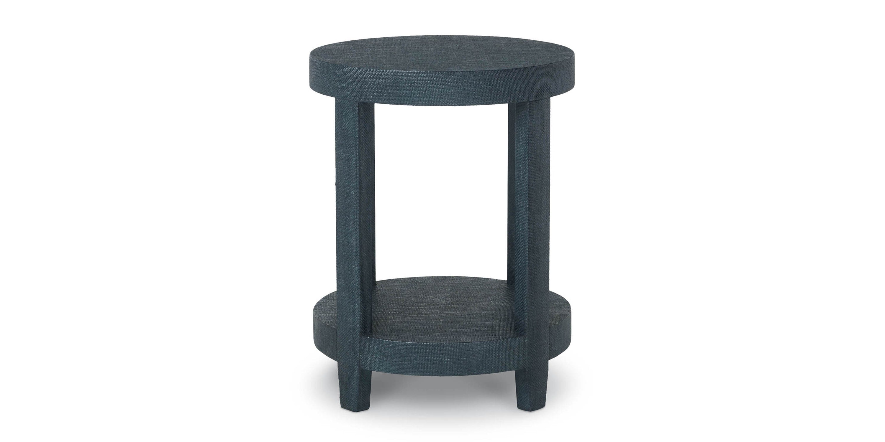 Ventura Raffia Round Lamp Table Bassett