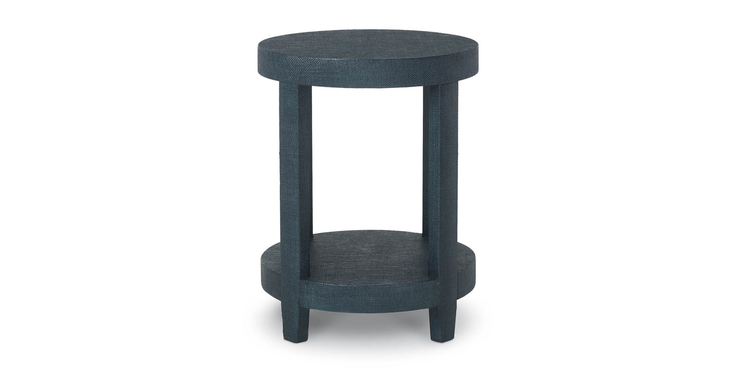 Ventura Raffia Round Lamp Table Bassett