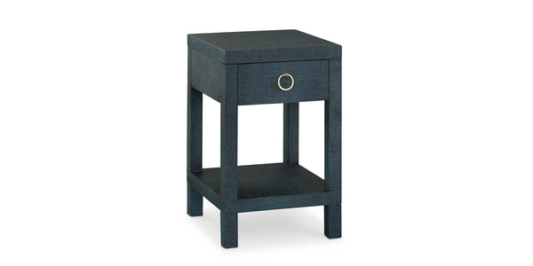 Bassett Ventura Chairside Table — Elm, Made in the USA Bassett End Table
