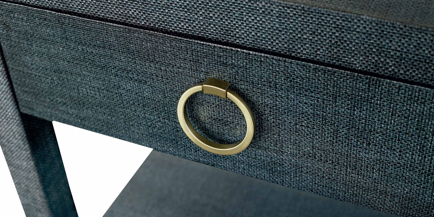 Ventura Raffia Chairside Table Bassett