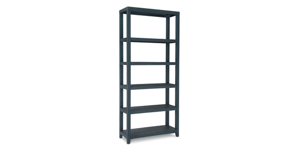 Bassett Ventura Large Etagere — 90-Inch Elm Bookcase Bassett Bookcase