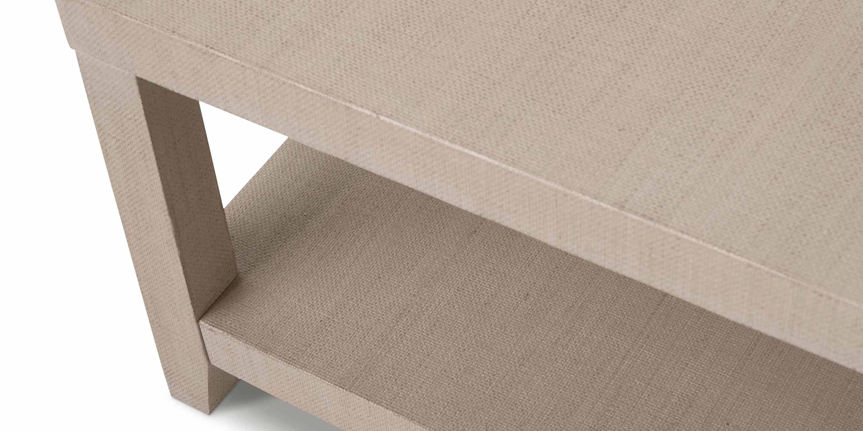 Ventura Raffia Rectangle Cocktail Table Bassett