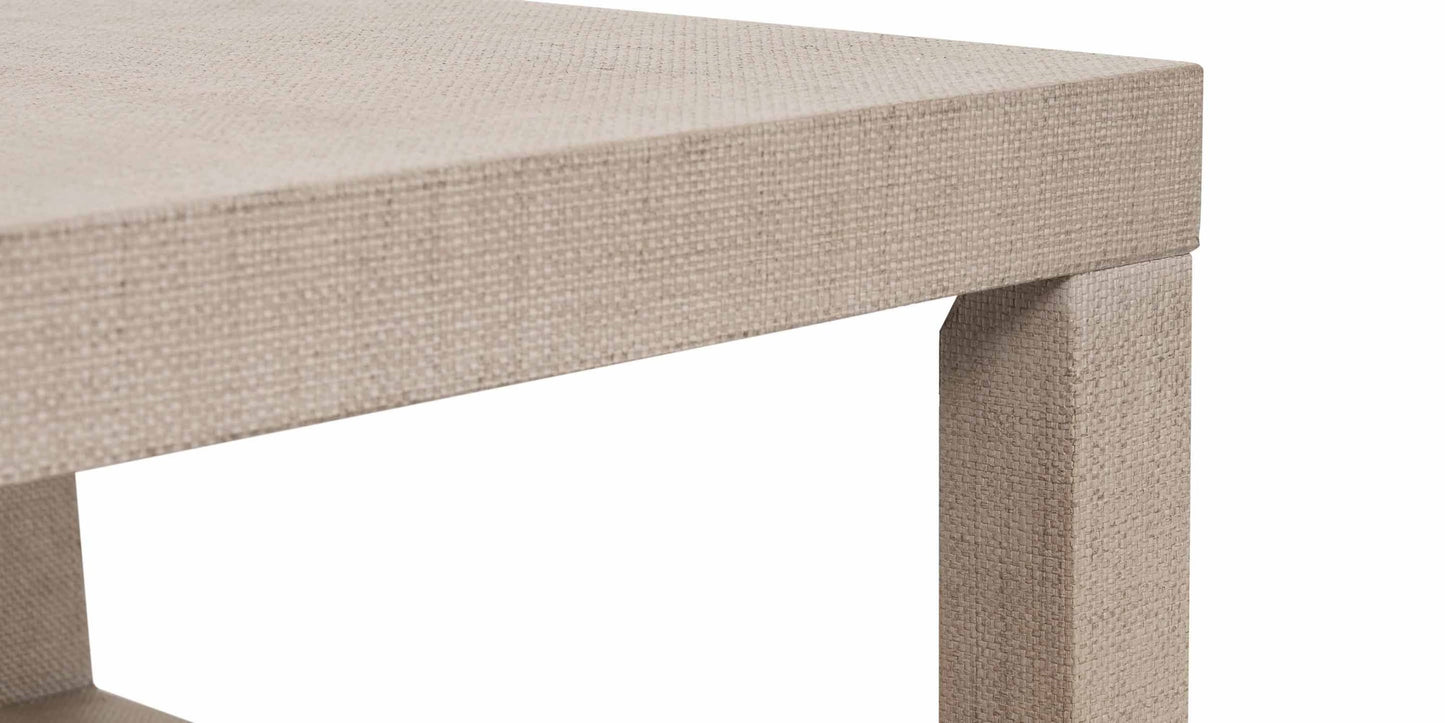 Ventura Raffia Rectangle Cocktail Table Bassett