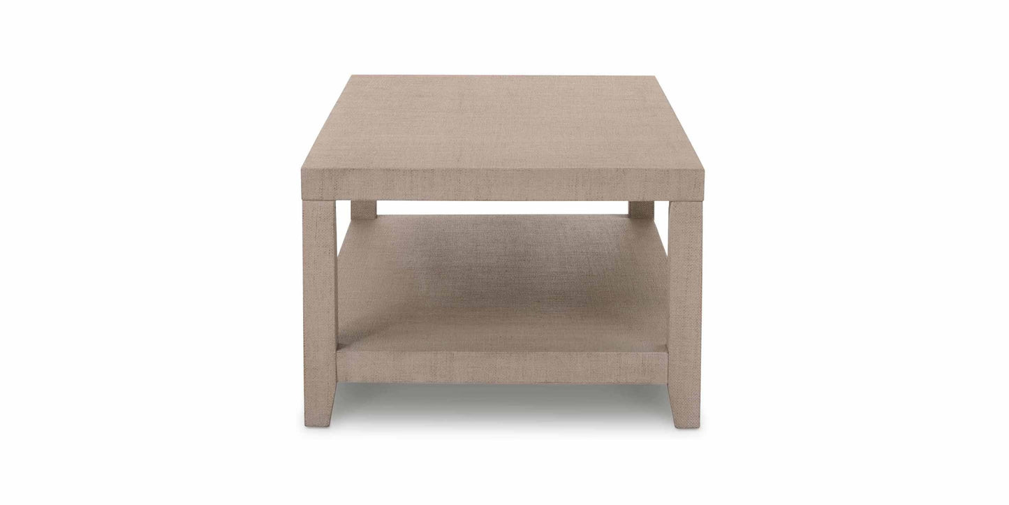 Ventura Raffia Rectangle Cocktail Table Bassett