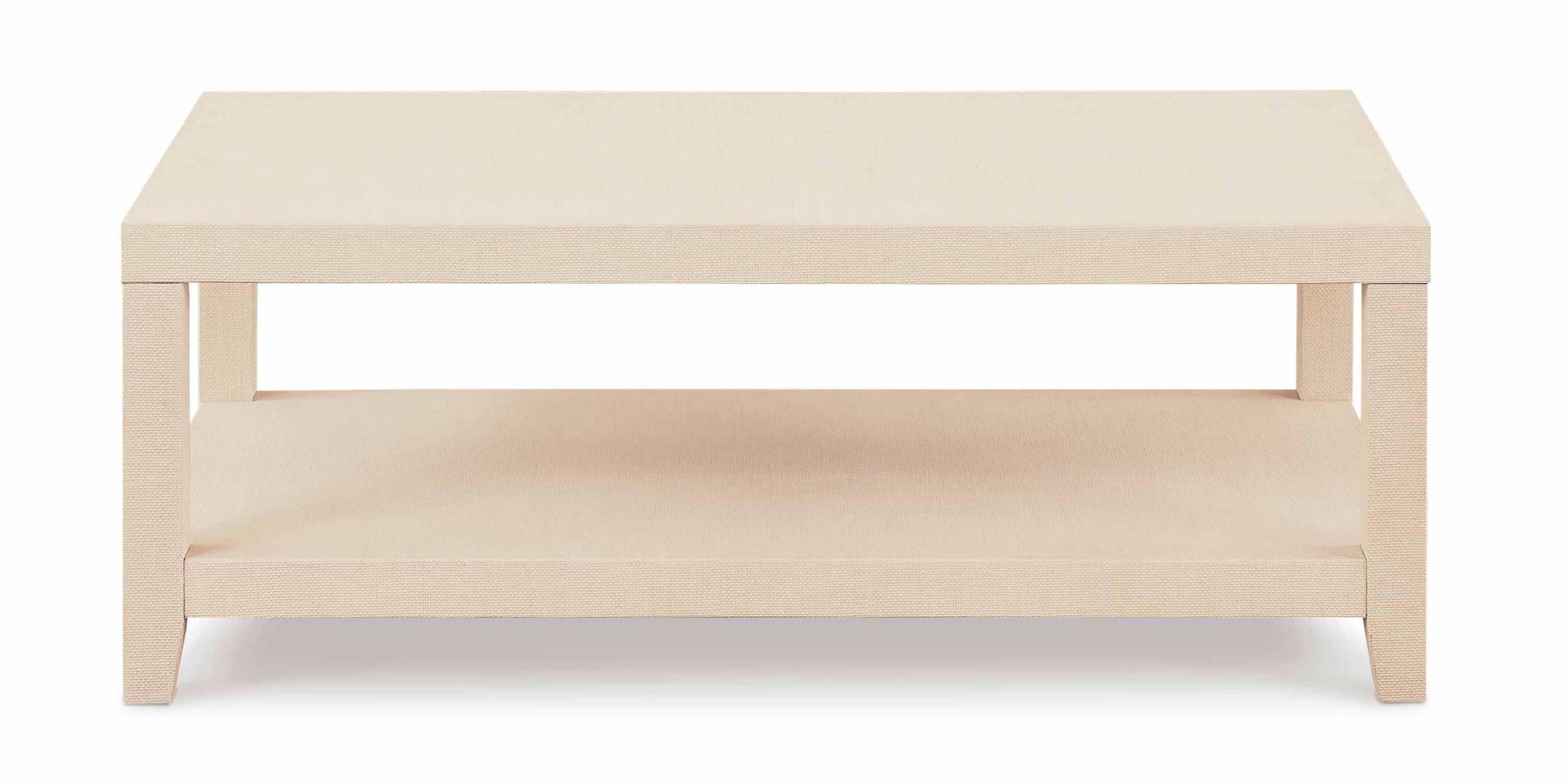 Ventura Natural Raffia Cocktail Table Bassett