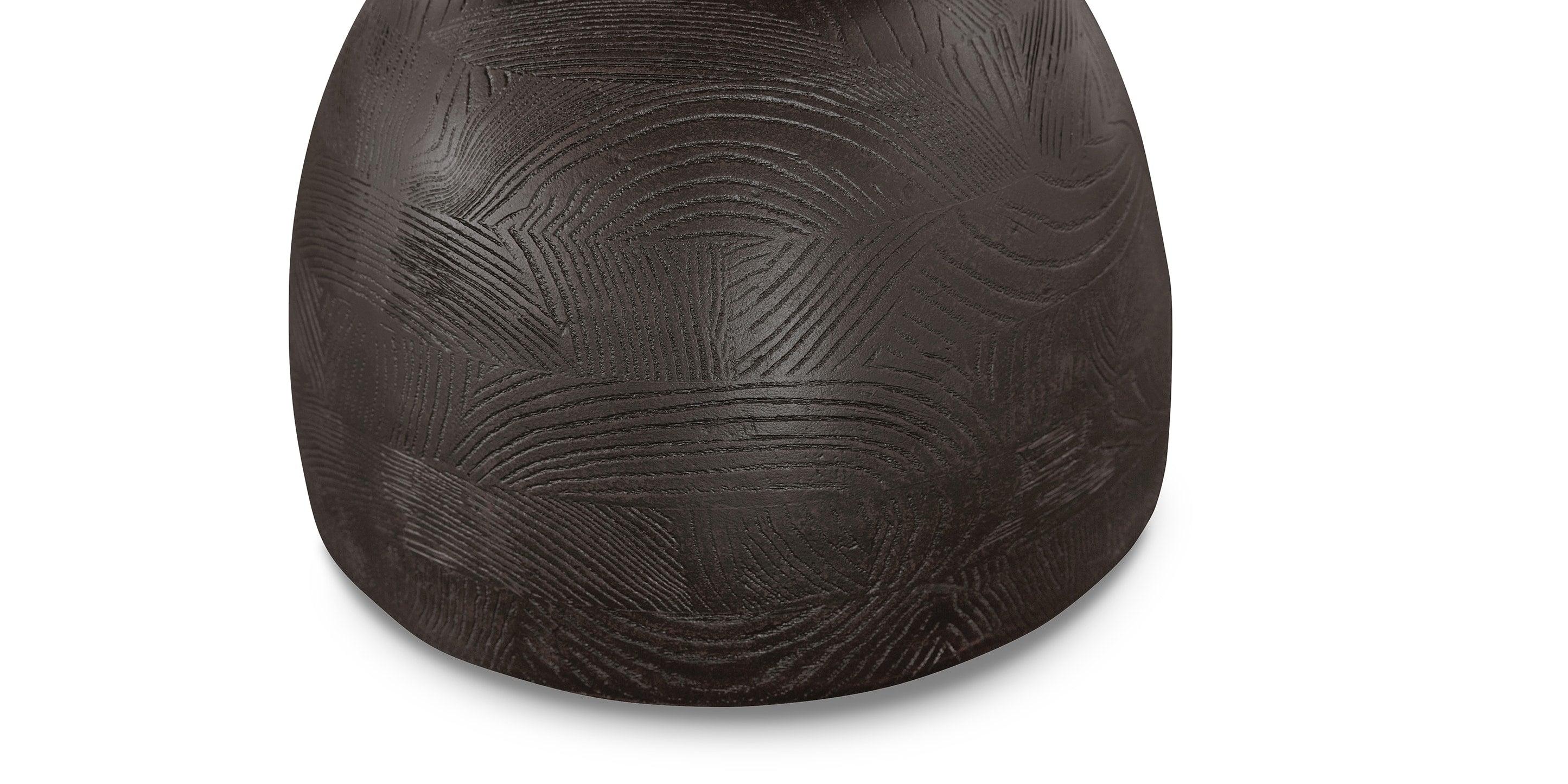 Bassett Tahiti Round Lamp Table — Hourglass Shape, Made in the USA Bassett End Table