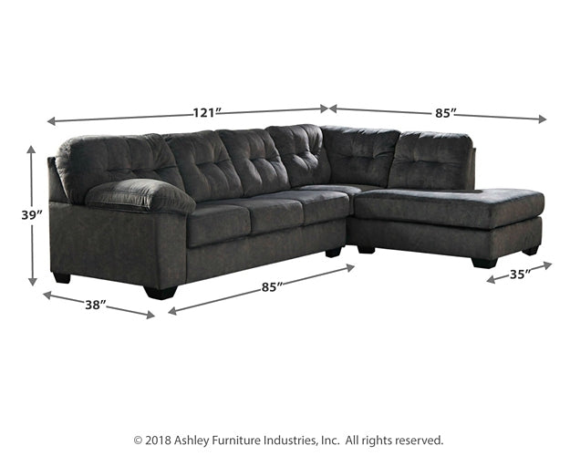 Accrington 2-Piece Sectional with Ottoman