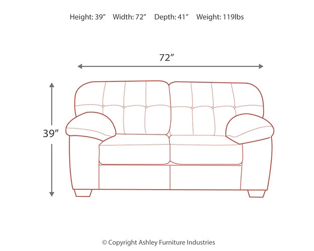 Accrington Loveseat and Recliner