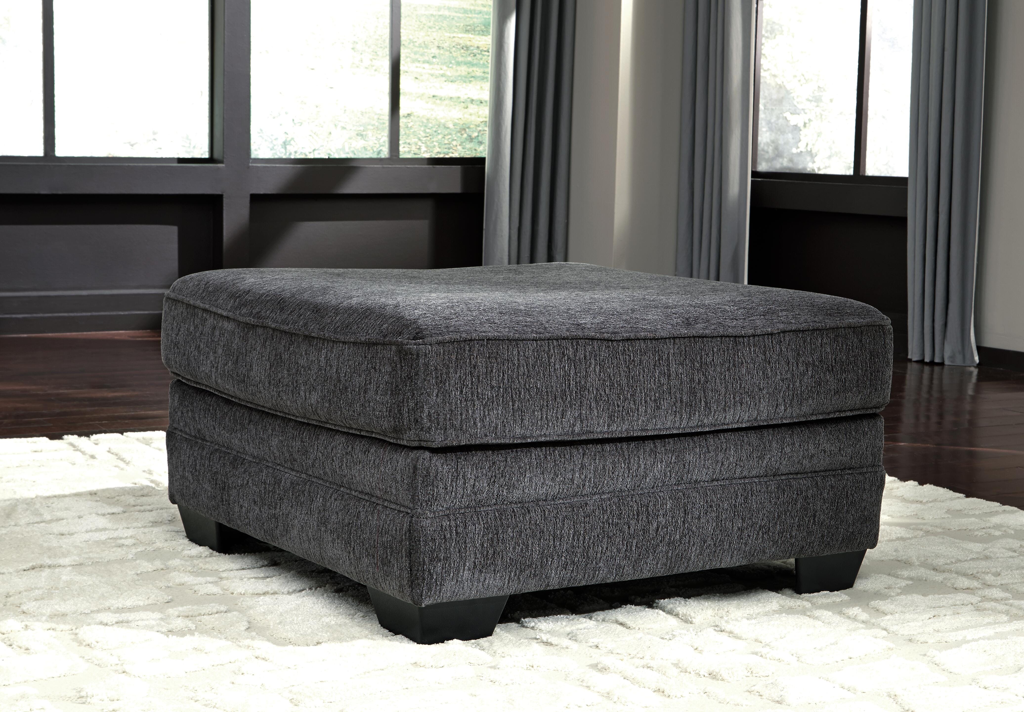 Tracling 3-Piece Sectional and Ottoman — Wedge Corner Benchcraft® Living Room