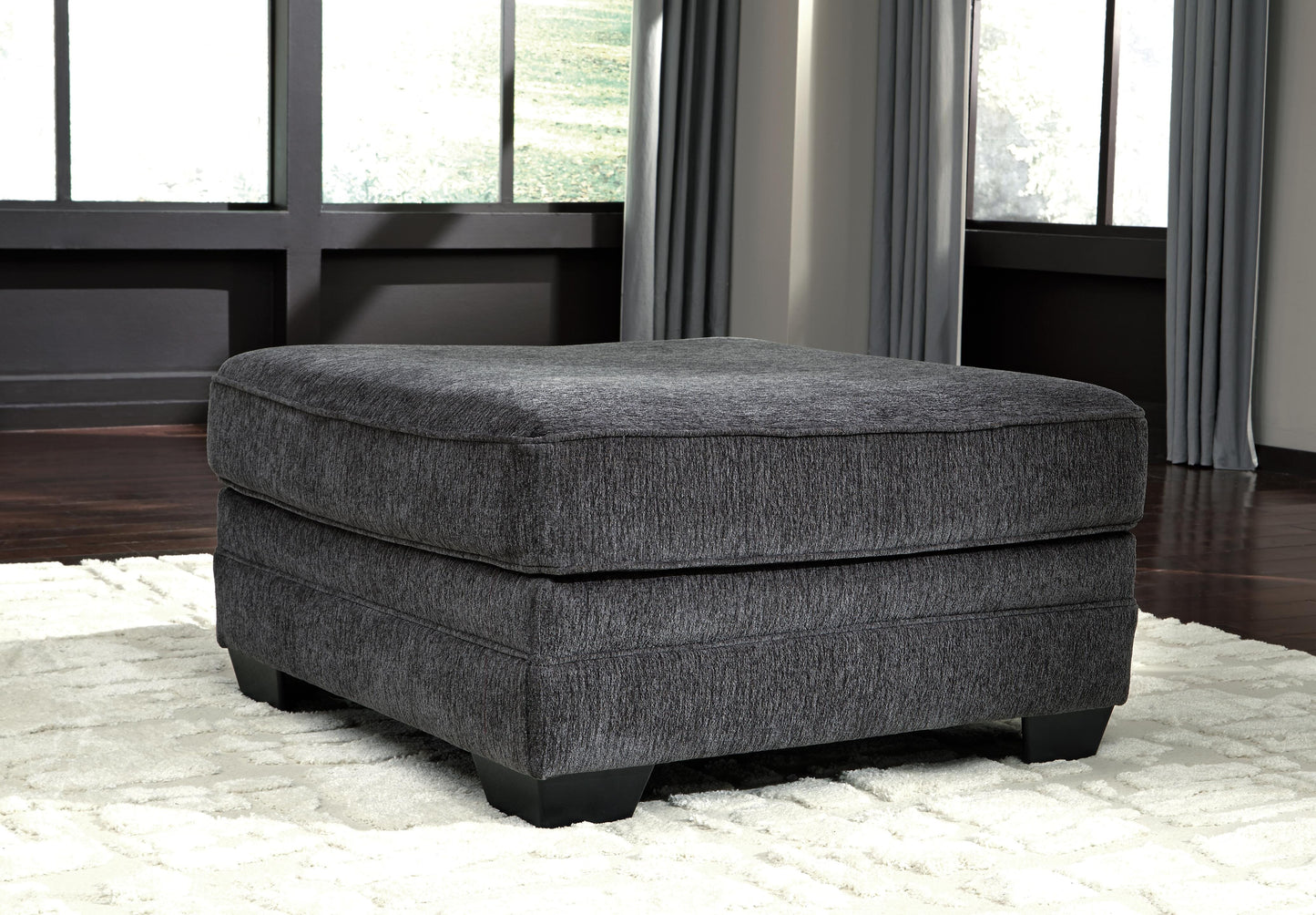 Tracling 3-Piece Sectional and Ottoman — Wedge Corner Benchcraft® Living Room