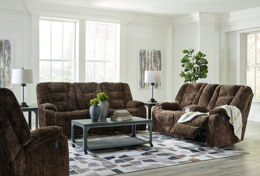 Soundwave Reclining Sofa, Loveseat and Recliner