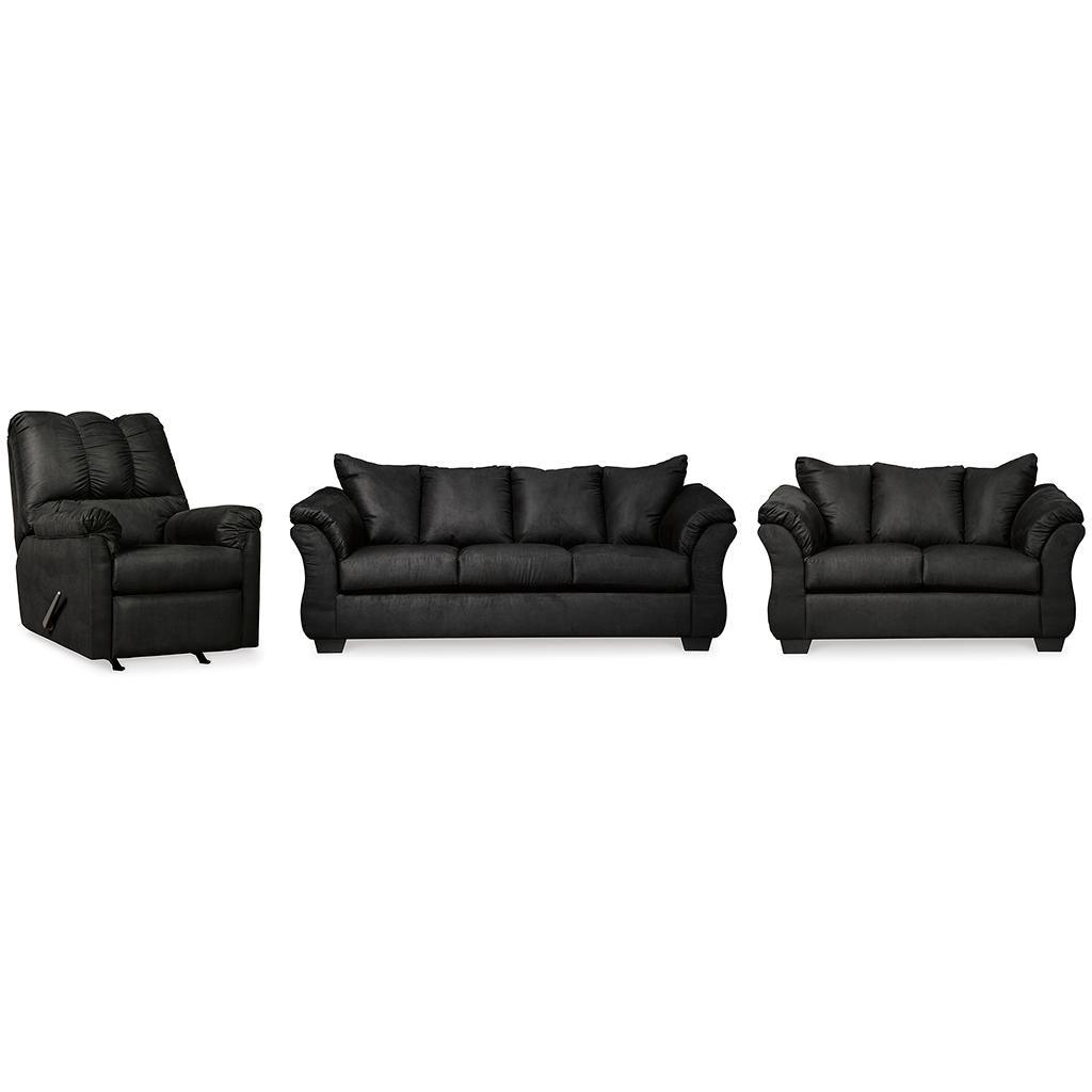 Darcy Sofa, Loveseat and Recliner — Black Signature Design by Ashley® Uncategorized