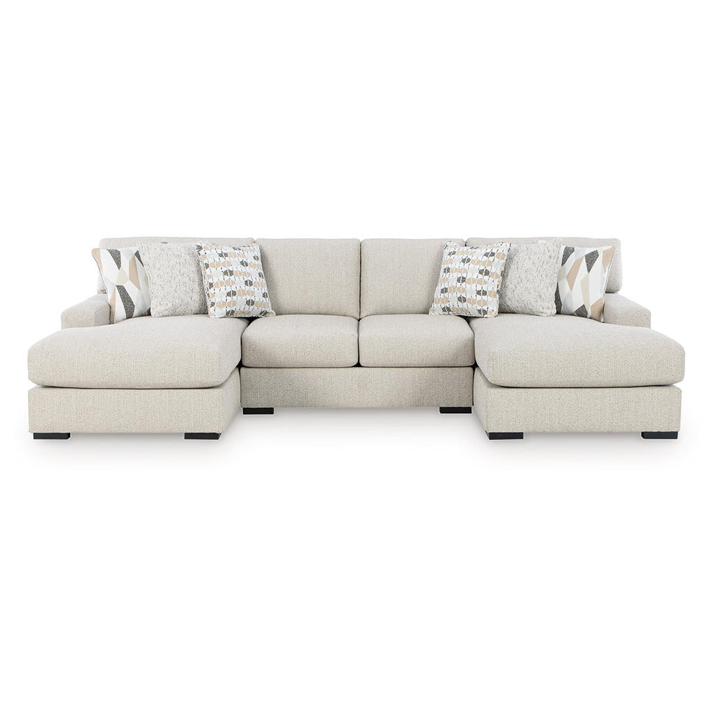 Laurelgrove 3-Piece Double Chaise Sectional Benchcraft® Living Room