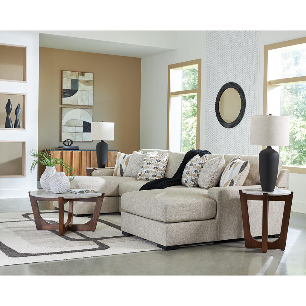 Laurelgrove 3-Piece Double Chaise Sectional Benchcraft® Living Room