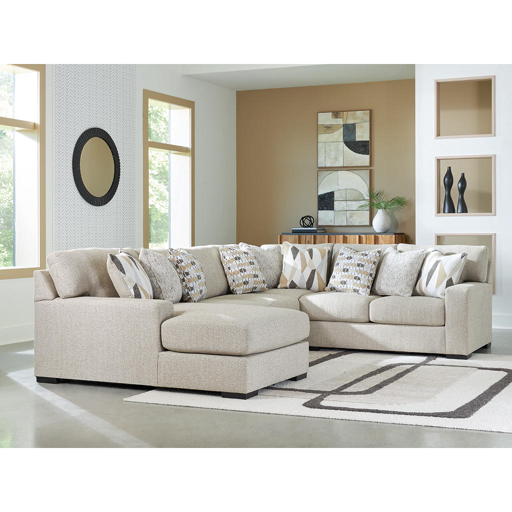 Laurelgrove 4-Piece Sectional with Chaise Benchcraft® Living Room