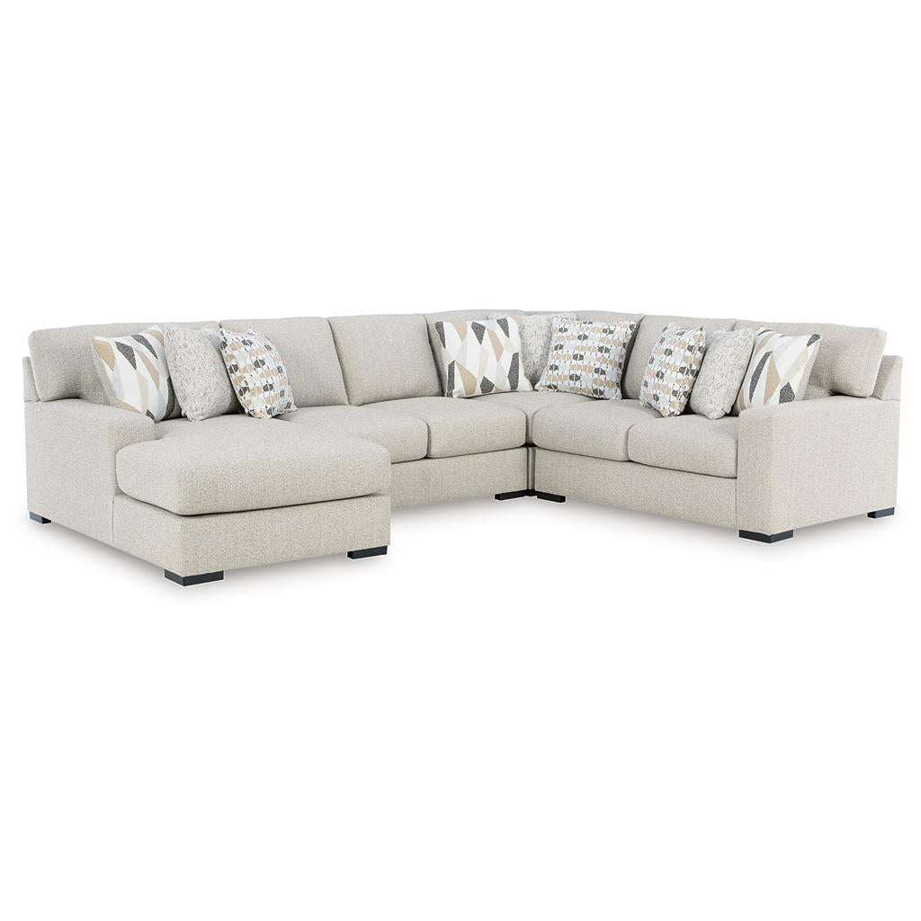 Laurelgrove 4-Piece Sectional with Chaise Benchcraft® Living Room