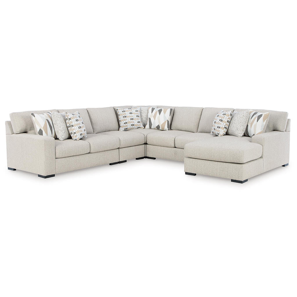 Laurelgrove 5-Piece Sectional with Chaise Benchcraft® Living Room