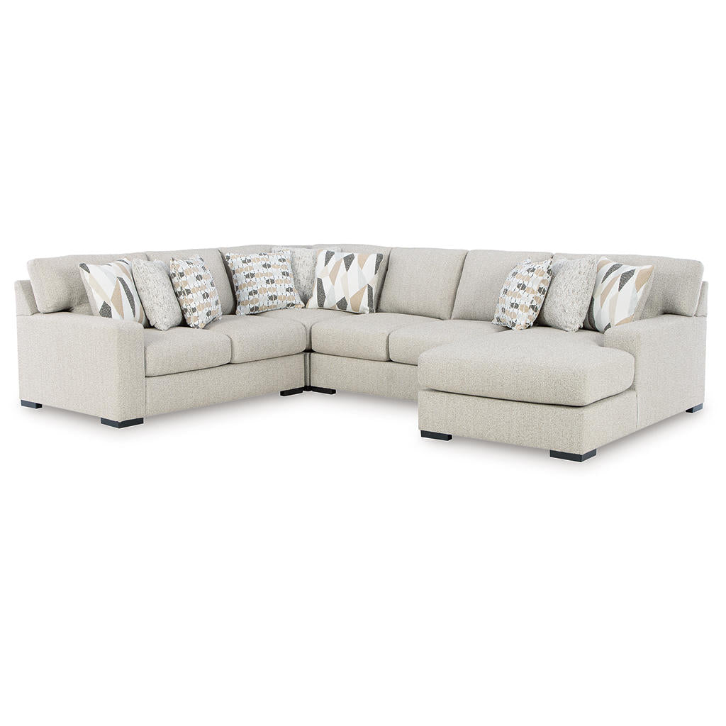 Laurelgrove 4-Piece Sectional with Chaise Benchcraft® Living Room