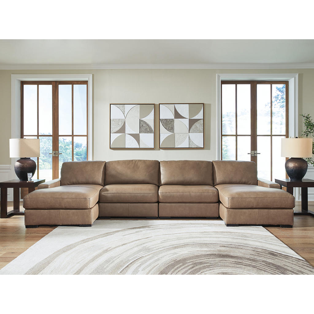 Veronella 4-Piece Double Chaise Sectional Benchcraft® Living Room