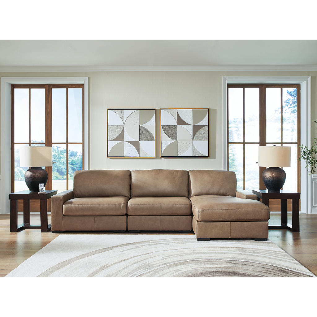 Veronella 3-Piece Sectional with Chaise Benchcraft® Living Room