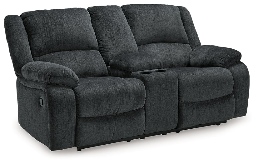 Draycoll Reclining Loveseat with Console and Recliner